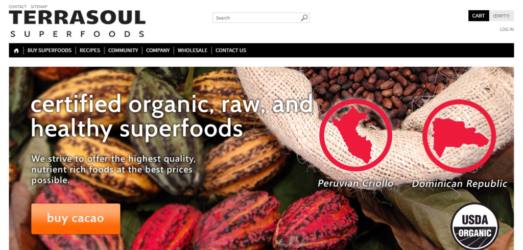 terrasoul-superfoods-website